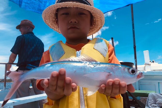 2 hours family fishing in Okinawa - The 15-Minute Boat Ride, Life Jacket, and That First Real Look at Okinawa