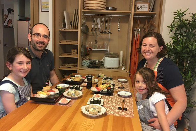 3-Hour Small-Group Sushi Making Class in Tokyo - The meal at the end: miso soup, wasabi, and what you can repeat