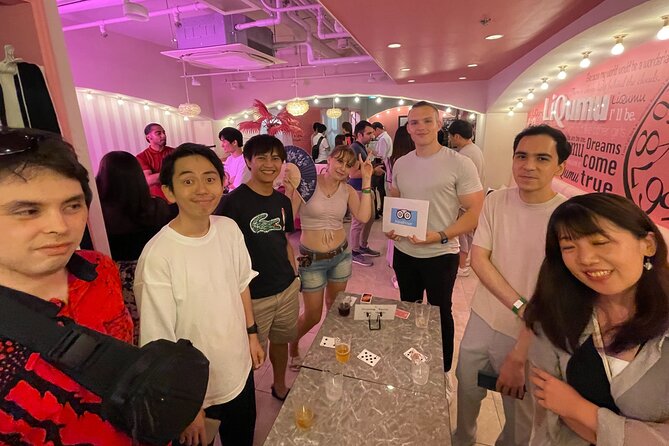 AllWeCanDrink "Can Come Alone" Shibuya Friending Party Experience - Party games at high tables: why this works better than random bar mingling