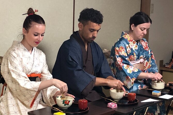 An Amazing set of Cultural experience: Kimono, Tea Ceremony and Calligraphy - Kimono fitting at the start, with real help and real photos