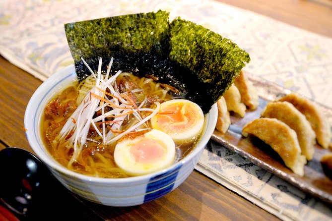 Asakusa Classic Ramen & Crispy Gyoza Cooking Class - What happens during the ramen portion, from broth base to your assembled bowl