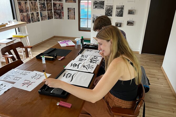 Calligraphy Class for Beginners in a Century-old Japanese House - Space Beppu, Where Hot Spring Words Meet Handwriting