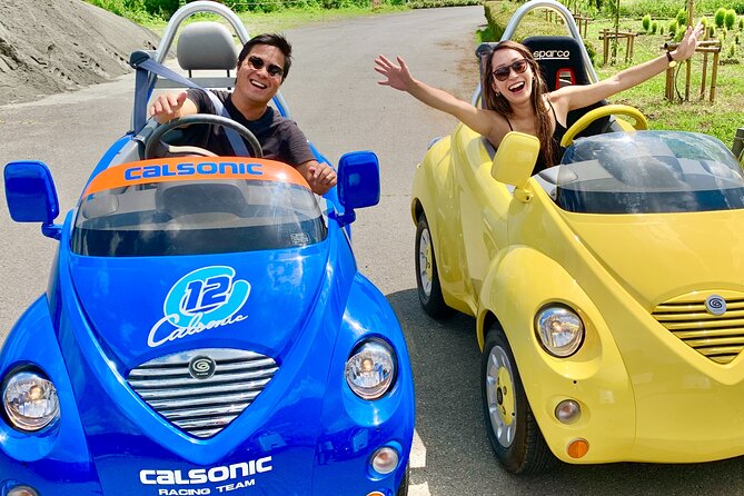 Cute & Fun E-Car tour following guide around Lake Kawaguchiko - Why this Lake Kawaguchiko e-car experience feels different