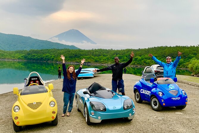 Cute & Fun E-Car tour following guide around Lake Kawaguchiko - Meeting point, pickup, timing, and how smooth it feels