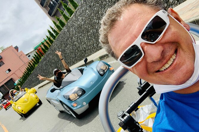 Cute & Fun E-Car tour following guide around Lake Kawaguchiko - Stop-by-stop: from Kawaguchiko Station views to Yagizaki Park and the Bridge