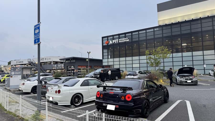 Daikoku & Tokyo Private JDM Tour by 700HP R34 GT-R - The Tokyo Route: Tunnels, Rainbow Bridge, and Shibuya