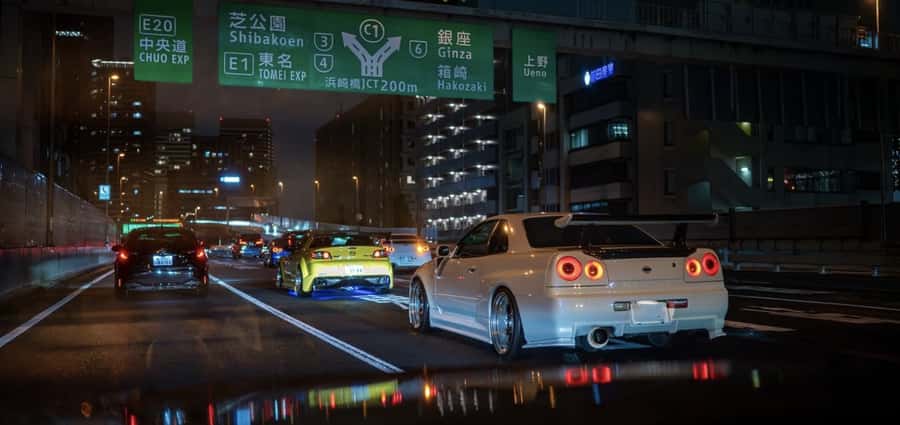 Daikoku & Tokyo Private JDM Tour by 700HP R34 GT-R - Private Pickup in a Tuned R34: How It Works Day to Night