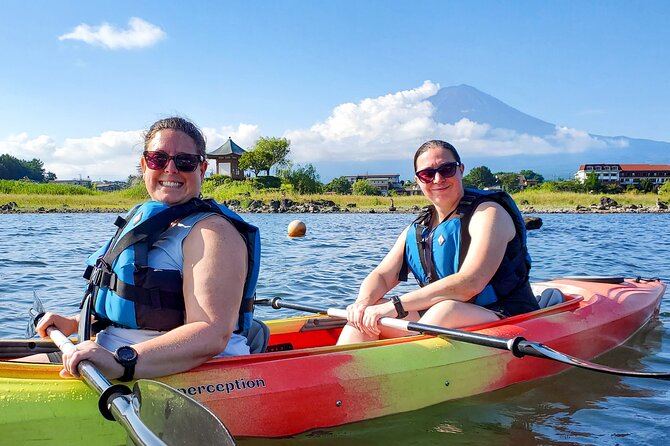 Early Morning Kayaking With Views of Mt Fuji at Lake Kawaguchiko - NaturaBase gear, and why waterproof boots matter at 7am