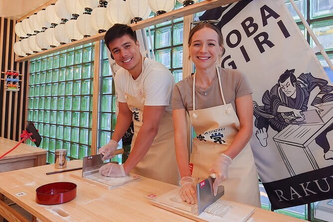 Experience Big soba knife Soba Making Class in Tokyo Kappabashi - How the 50-minute schedule works, and why it is set up to be easy