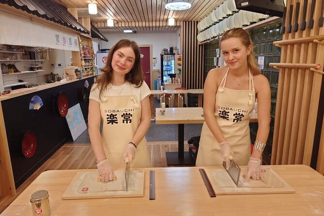 Experience Big soba knife Soba Making Class in Tokyo Kappabashi - The 4-step soba process: from flour and water to thin noodles
