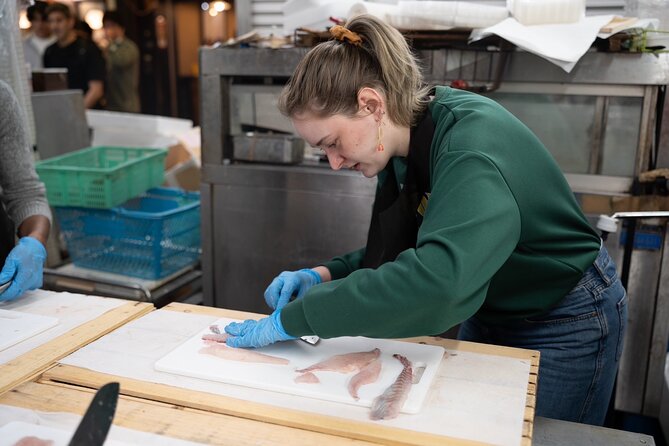 Fish Cutting workshop in Kyoto Japan - Fish Cutting at Kimura Fresh Fish: the hands-on payoff in Kyoto