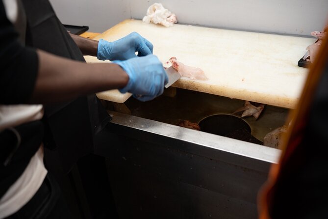 Fish Cutting workshop in Kyoto Japan - Knife skills that make sense: what you practice and how the supervision helps