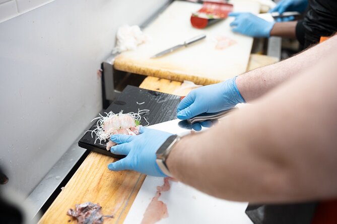 Fish Cutting workshop in Kyoto Japan - Your sashimi lunch: the best part because you taste your own work