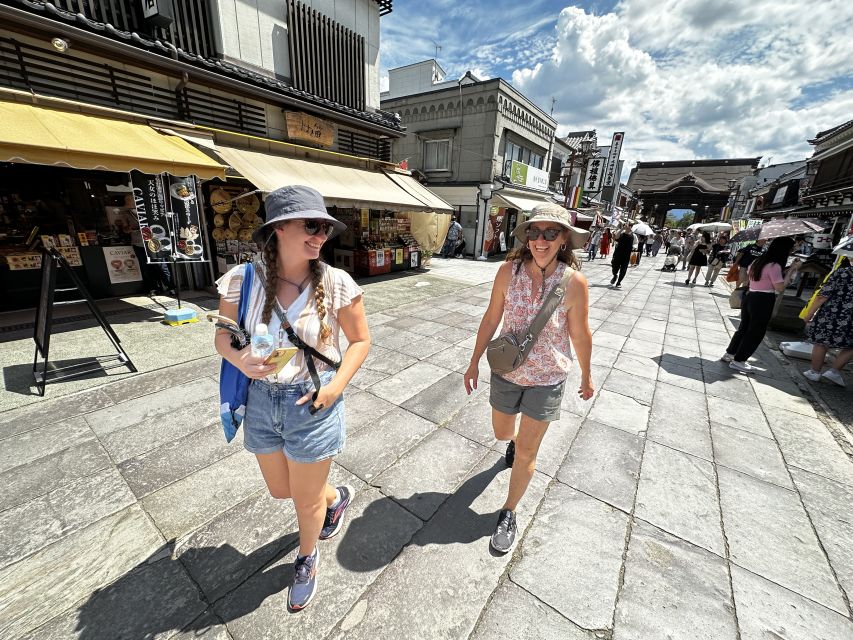 Food & Cultural Walking Tour around Zenkoji temple in Nagano - Sake tasting with Nagano miso soup and local nibbles