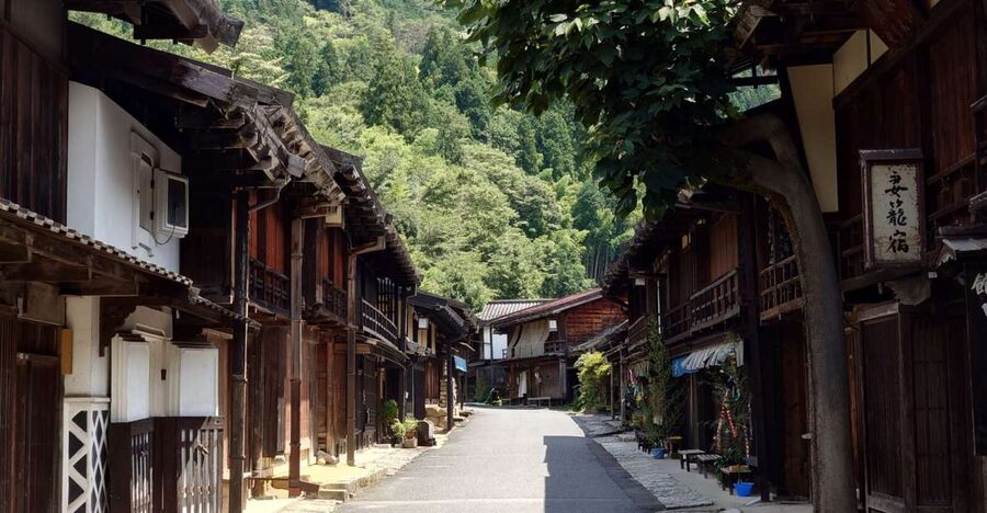 From Matsumoto/Nagano: Nakasendo Trail Walking Tour - The Nakasendo hike from Tsumago to Magome, 8 km with waterfalls and old road stones