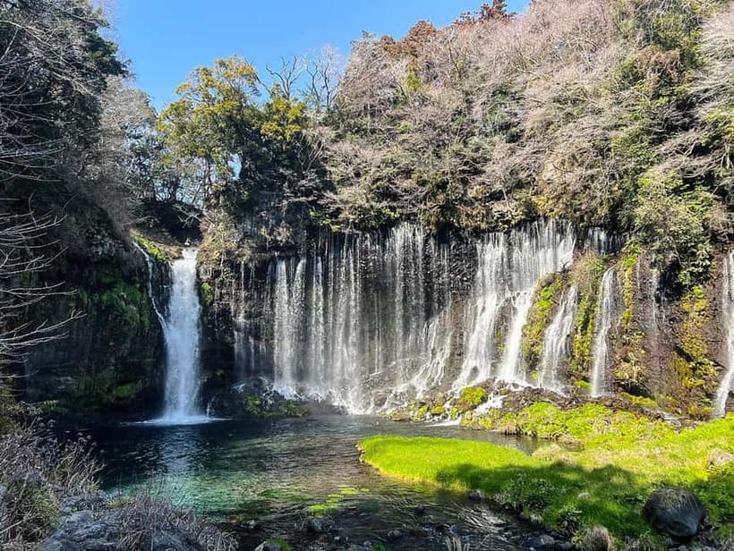 From Tokyo: Must-Visit Mount Fuji Highlight Full-Day Tour - Shiraito Waterfall and Obuchi Sasaba for mist, tea, and a calmer rhythm