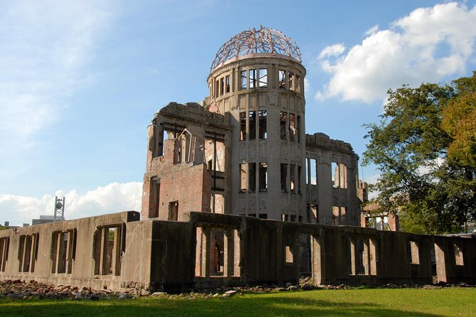 Hiroshima and Miyajima 1 Day Bus Tour - Entering the Peace Chapter at the Atomic Bomb Dome