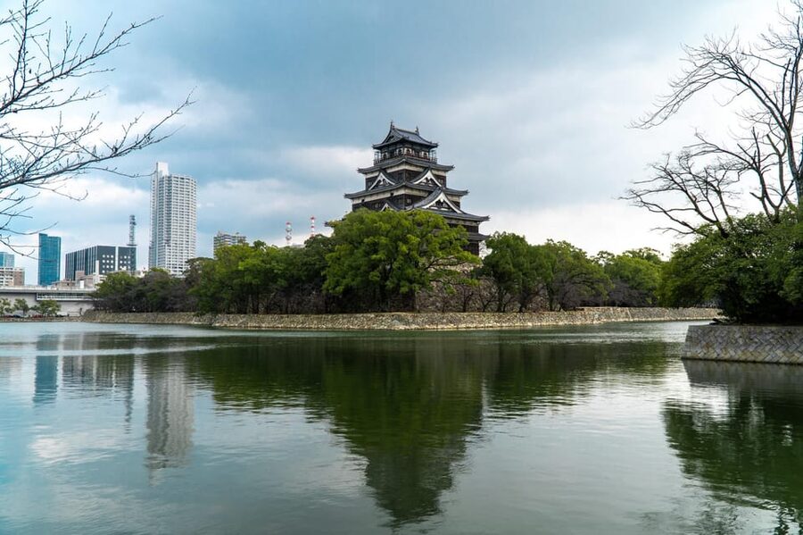 Hiroshima: History and Hidden Gems Tour - Hiroshima Castle, inside the building, without the line pressure