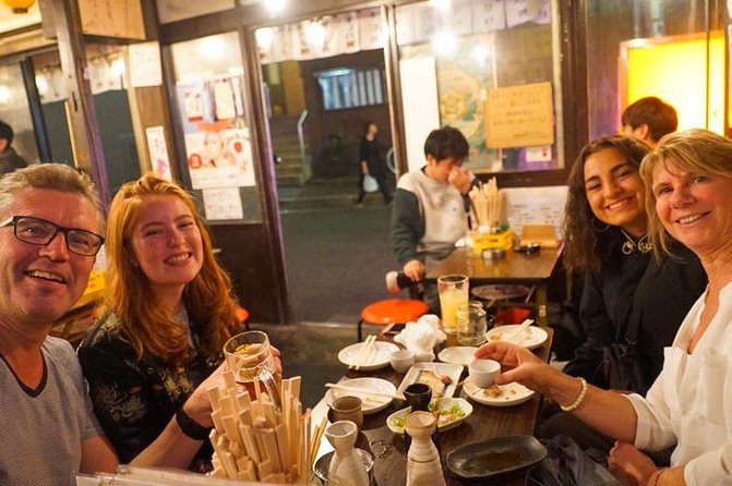 Hiroshima Izakaya Food and Drink Night Tour - Meeting at Fukuya Hacchobori and using the mobile ticket