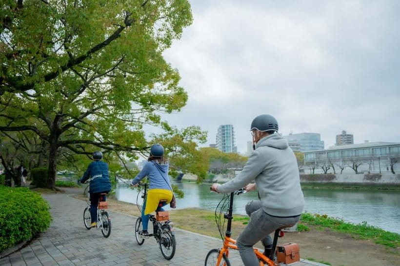 Hiroshima: Peace Cycling Tour with Local Guide - Price and value: $52 for an English guide plus an e-bike