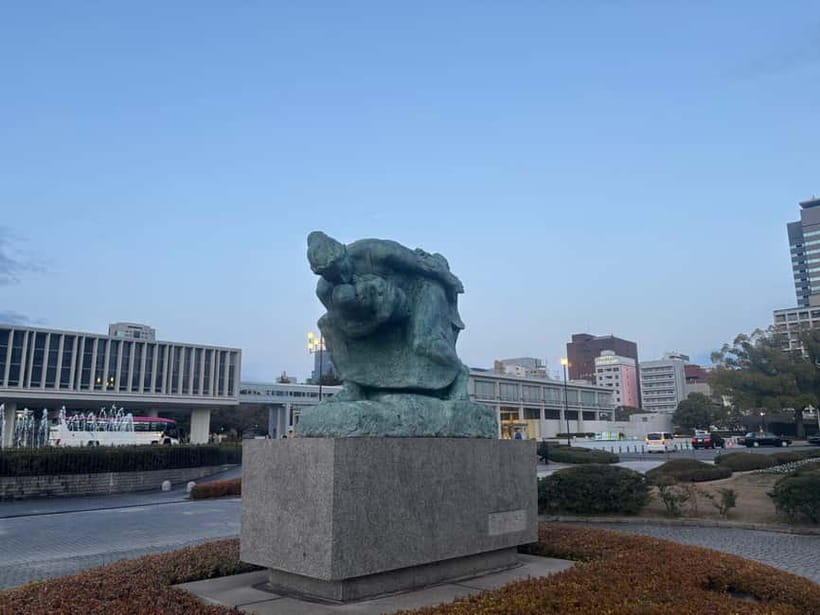 Hiroshima: Peace Memorial Park and Atomic Bomb Dome Tour - Gates of Peace and Prayer Fountain: setting the tone