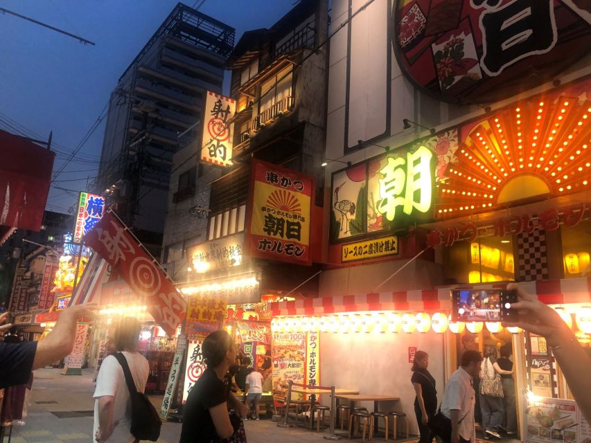 Hungry Osaka Street Food Tour: 15 Dishes & 3 Drinks - Final Eats at the Standing Bar: Oden and Osaka-Style Udon