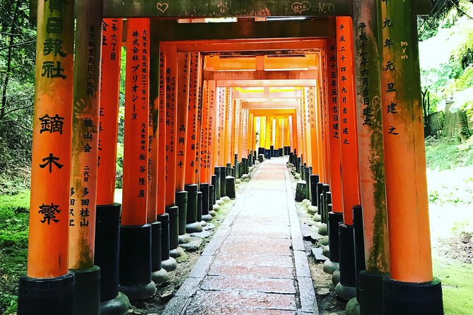 Inside of Fushimi Inari - exploring and lunch with locals - The forest walk: bamboo, cedar, a waterfall, and a gate factory