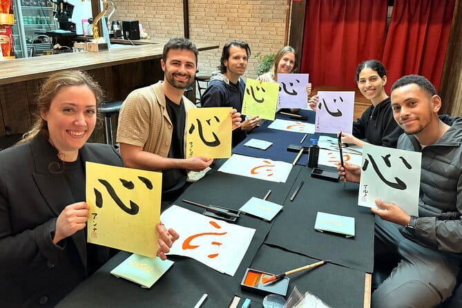 Japanese Calligraphy - Shodo - Lesson (near Kyoto Station) - Price and value: why $50.40 is reasonable for a 1-hour craft class