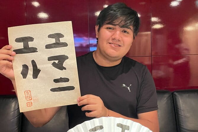 Japanese Calligraphy - Shodo - Lesson (near Kyoto Station) - Your 60-minute plan: brush basics, a character scroll, and your name in kanji