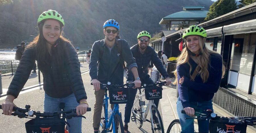 Kyoto: Afternoon Bamboo Forest and Monkey Park Bike Tour - Arashiyama Bamboo Forest: the sound you remember