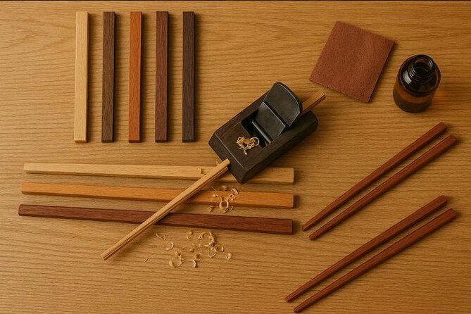 Kyoto : Chopsticks Making Workshop in Gion with Engraving Option - Checking in at the ZEN workshop in Gion