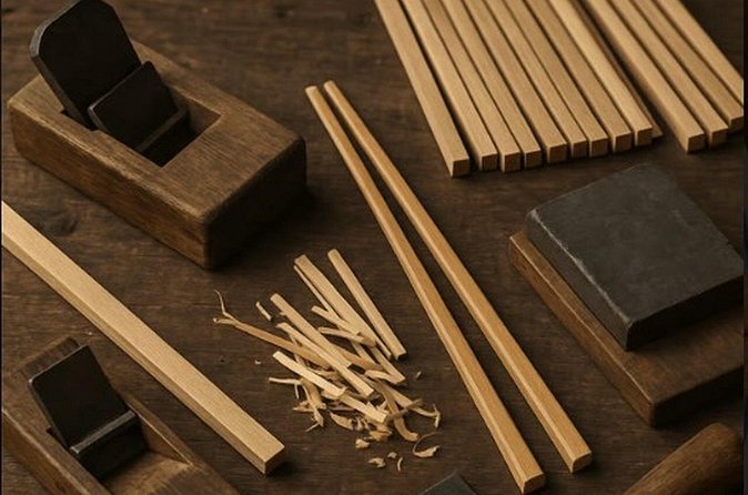 Kyoto : Chopsticks Making Workshop in Gion with Engraving Option - Smoothing edges and getting that comfortable finish