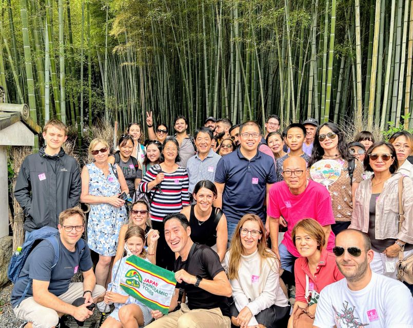 Kyoto: Fushimi Inari, Kinkakuji, Bamboo Grove 1 Day Bus Tour - Sagano Bamboo Forest: Green tunnel photos in a short walk