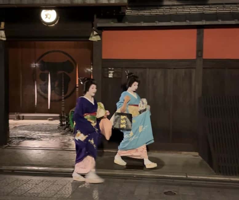 Kyoto: Gion Magical Night Walking Tour with Geisha Trivia - Meeting by Minamiza Theatre and Moving at a Human Pace