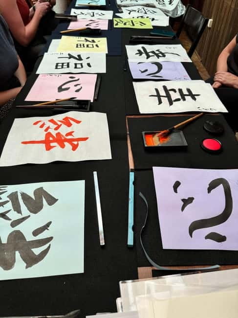 Kyoto: Japanese Calligraphy Workshop - Writing Your Own Unique Piece, Then Making It Yours