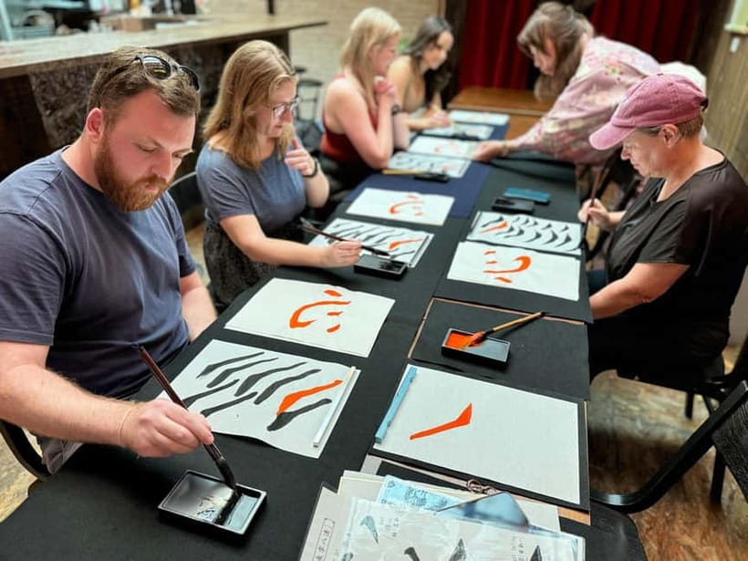 Kyoto: Japanese Calligraphy Workshop - Photos, Gallery Time, and Special Orders at the End