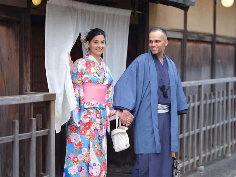 Kyoto Kimono Rental mimosa |Kimono/Yukata Rental Couple Plan - What you actually get in the dressing package