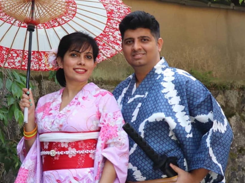 Kyoto Kimono Rental mimosa |Kimono/Yukata Rental Couple Plan - Add-ons you might want: small costs, big comfort