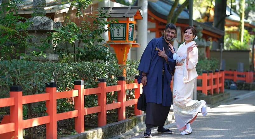 Kyoto Kimono Rental mimosa |Kimono/Yukata Rental Couple Plan - Value check: does 7,000 yen for two make sense?