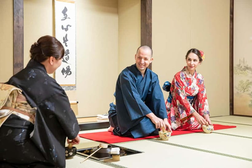 Kyoto: Kimono Tea Ceremony with Matcha and Sweet - Inside the Tea Room: Tatami Comfort and Chair Options