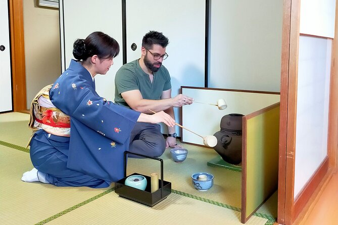 Kyoto near Fushimiinari Wagashi making&Small Group Tea Ceremony - Drinking Matcha the Correct Way, Then Making Your Own Bowl