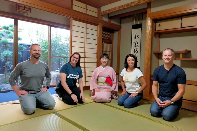 Kyoto near Fushimiinari Wagashi making&Small Group Tea Ceremony - Meeting at the House, Socks On, Then a Tiny Garden Walk