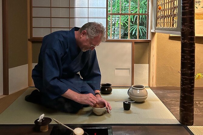 Kyoto Private Tea Ceremony with Tea Master at Home - Matcha Preparation With a Bamboo Whisk, Then Two Bowls of Tasting