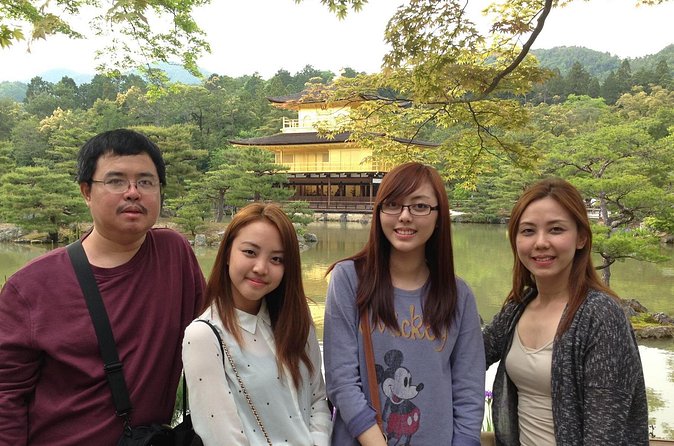 Kyoto private tour (Shore excursion available from Osaka or Kobe port) - Stop 1: Kinkakuji Temple (Golden Pavilion) in About 50 Minutes