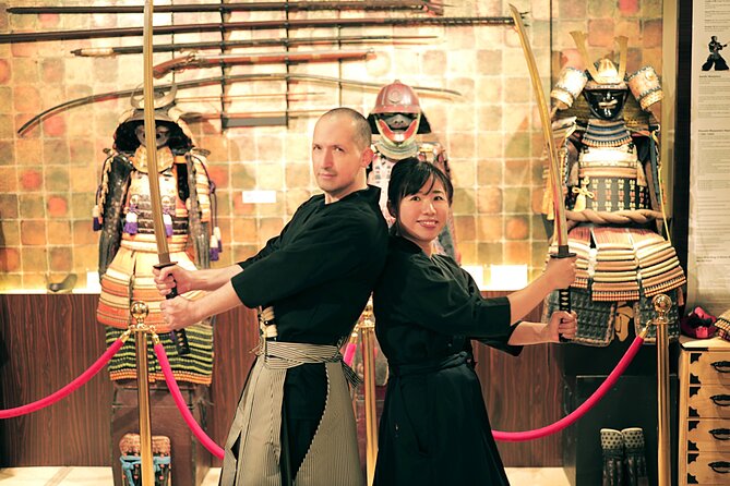 Kyoto Sword Experience - includes Museum Ticket/Ninja Experience - Where Samurai Sword Training Meets the Samurai and Ninja Museum in Kyoto