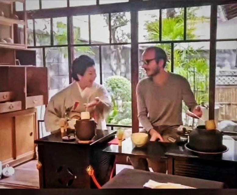Kyoto: Table-Style Tea Ceremony at a Kyo-Machiya - Flower Arranging Adds The Final Japanese Aesthetic Layer