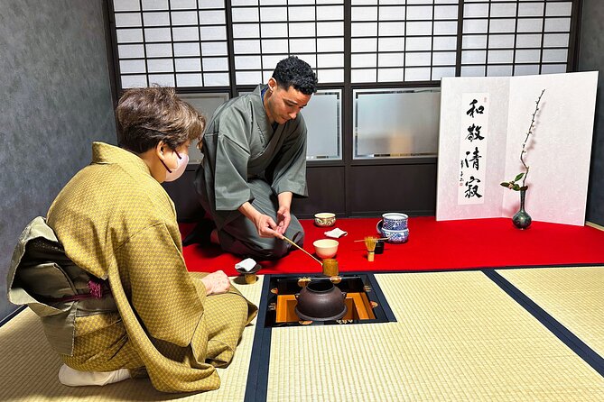 KYOTO Tea Ceremony with kimono near by Imamiya Jinjya Shrine - Tea Ceremony Caren Meet-Up: What Happens Before You Sit Down