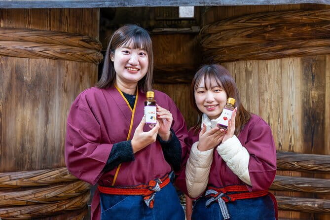 Make Your Own Soy Sauce in Japan’s Old Capital Asuka Nara - Pressing your own soy sauce with the wooden squeezer