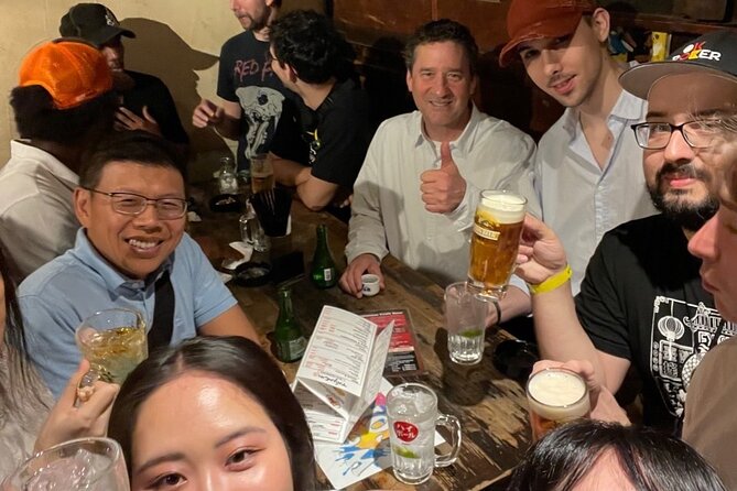 Meet Osaka local Friend & Fun Chat All We Can Drink Party Ticket - Drinks Included: 19:30 to 22:00, Then You Can Still Hang Out