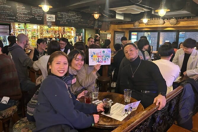 Meet Osaka locals and Japanese speaking experience at Pub Umeda - The friendly structure: topic cards and guided group chats